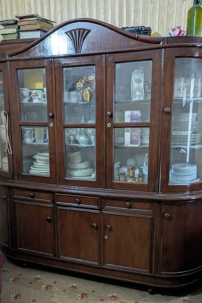 Brown Wooden Showcase