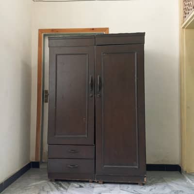 Separate 2 wooden wardrobes. lakri almari etc