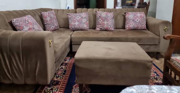 L-Shaped Sofa Set - Like New