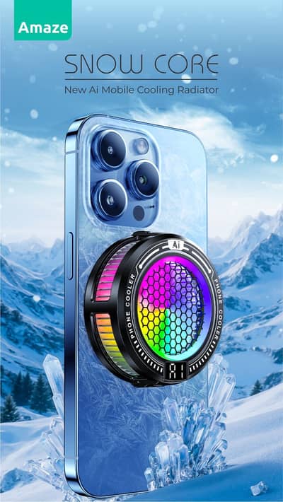 Amaze a502 Snow Core Ai Cooling Fan for Gamers