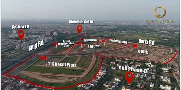 Easy Instalments Brand New Luxury 8 Marla Plaza For Sale In One Central DHA Lahore