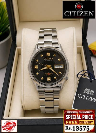 Seiko 5 Citizen Orient Automatic Pre-Owned watch Japan 03161737353