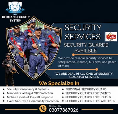 Security Protocol guards | Security Guards Available | Personal Guard