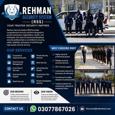 VIP Protocol Security Guards | Staff Commandos |Event Security Securi