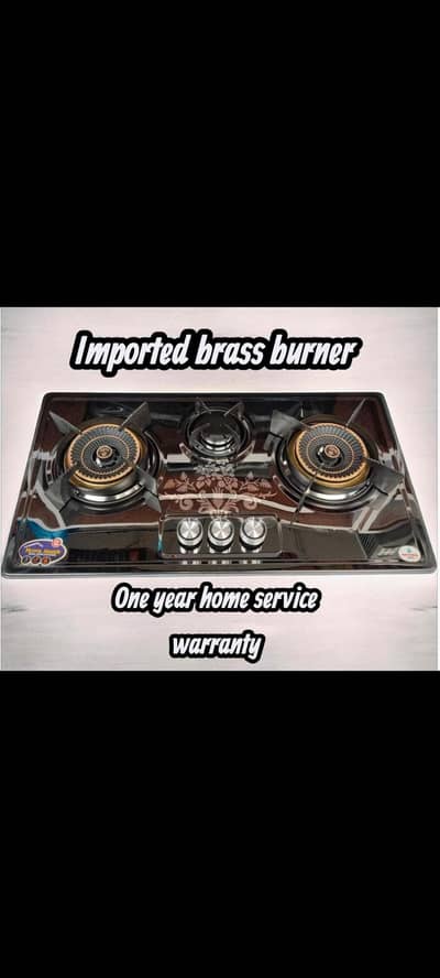 gas stove home touch brass burner hob
