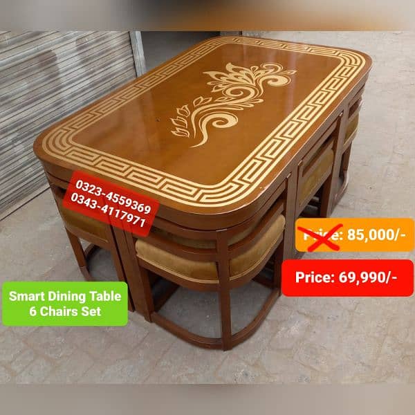 Dining table / Smart dining table / round table dining set / table 2