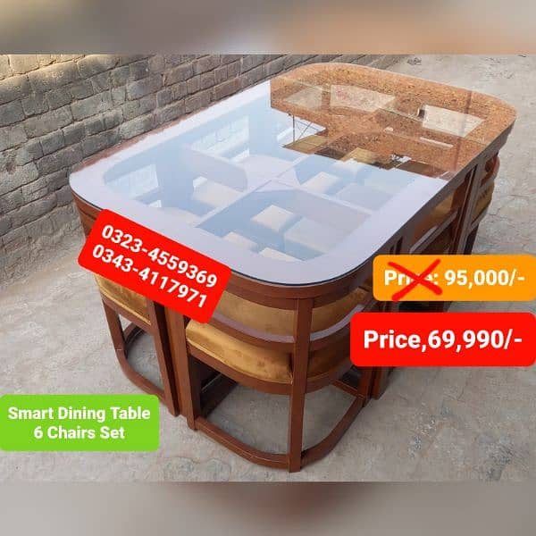 Dining table / Smart dining table / round table dining set / table 4