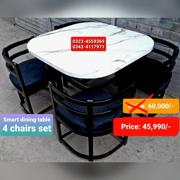 Dining table / Smart dining table / round table dining set / table 16