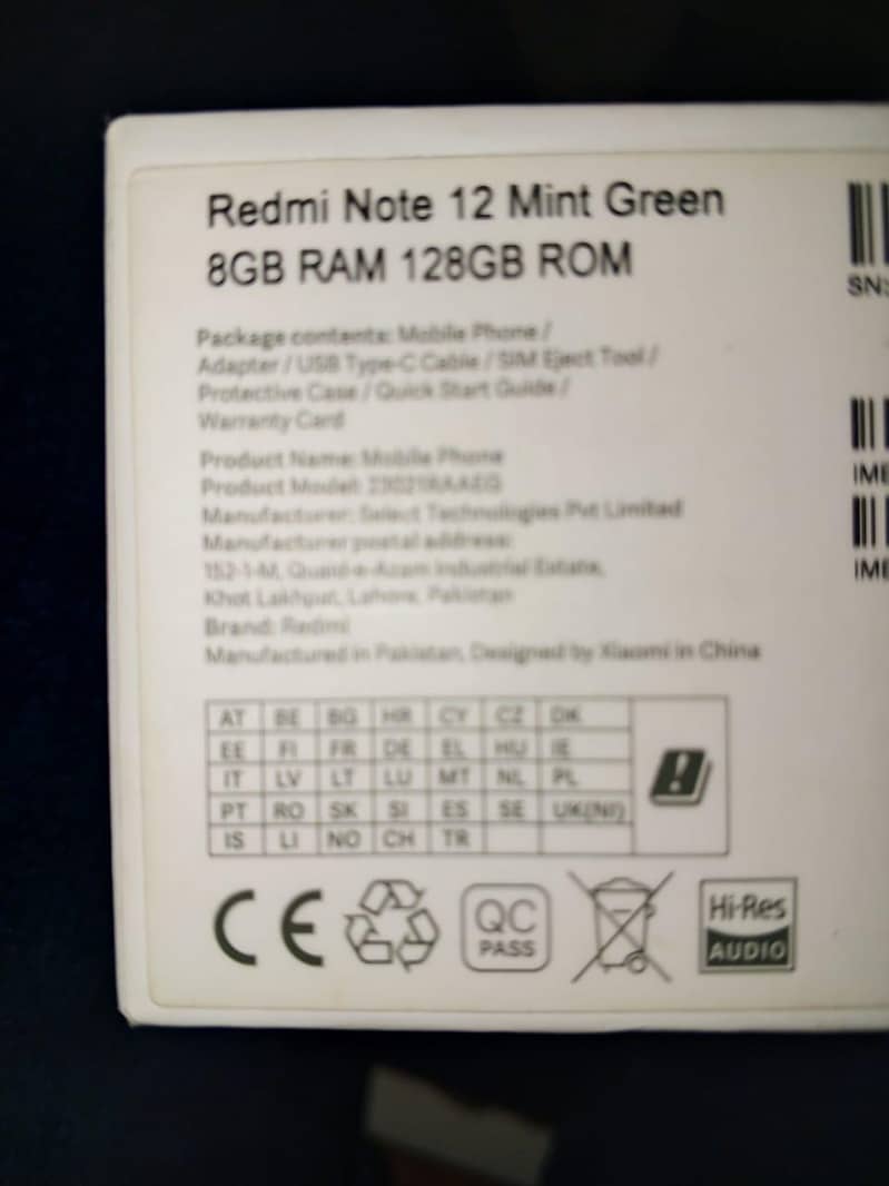 Xiaomi Redmi Note 12 4
