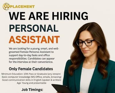 female assistant required