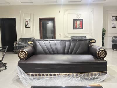 premium leather sofa set