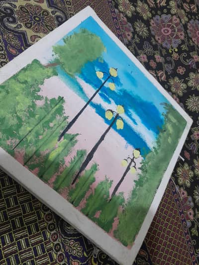 canvas painting.