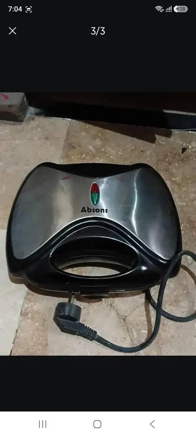 absons sandwich maker urgent sell