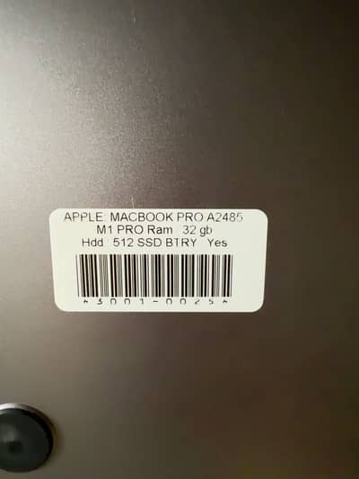 Macbook Pro M1 16 Inch Parts