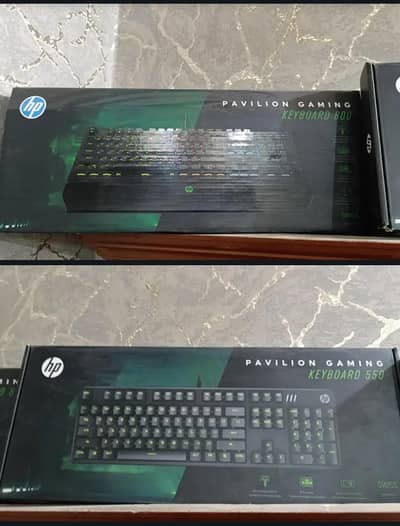 HP Pavilion Gaming Mechanical keyboard 550 and 800