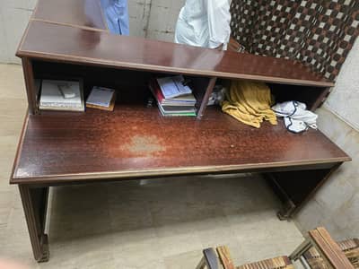 2 office Table with one extra storage.