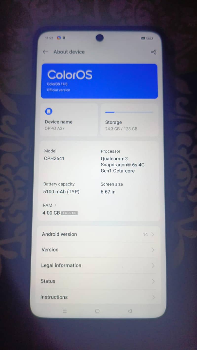 OPPO A3x 1
