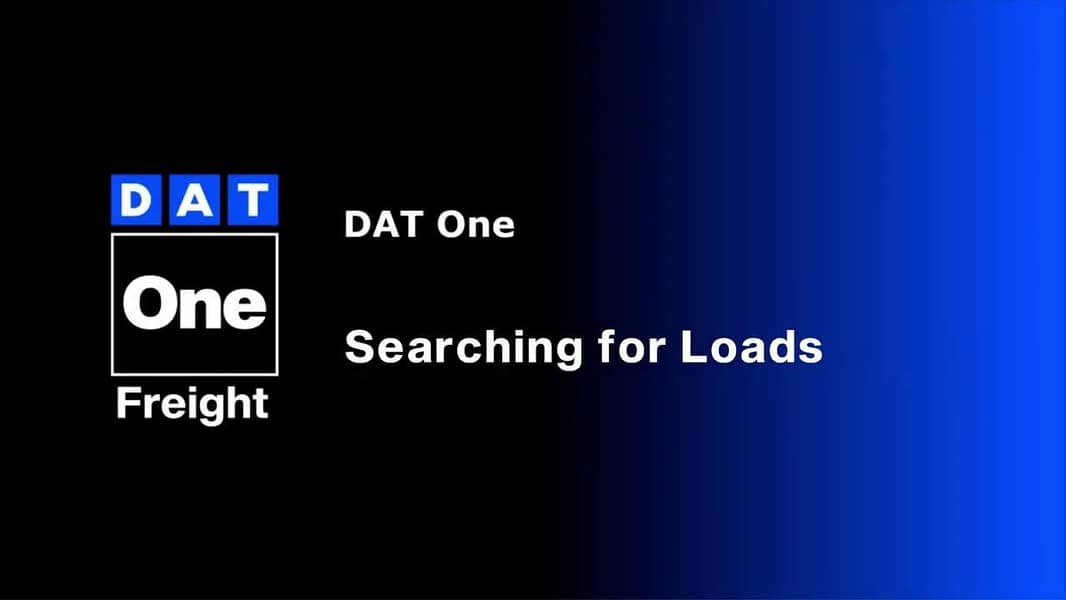 DAT One Loadboard available 1