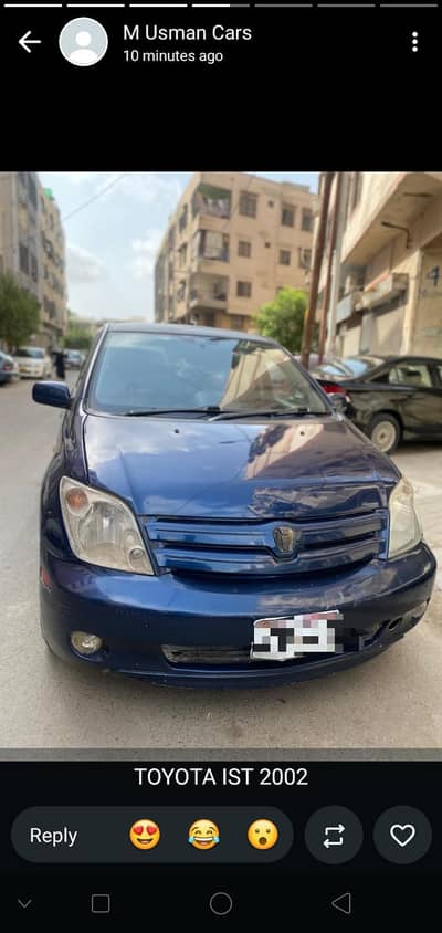 Toyota IST 2002 / Toyota Corolla X Hatchback Varient 2002