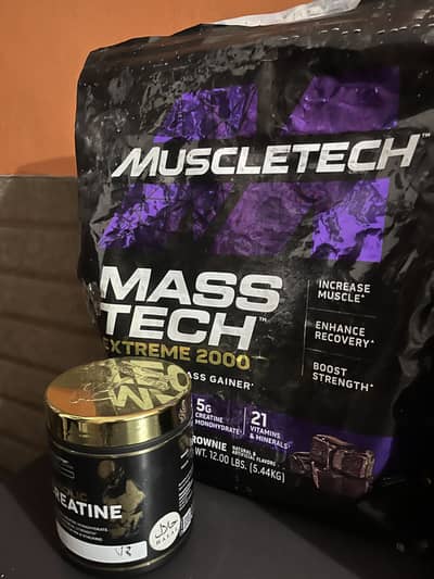 Mass gainer with high protein and creatine 60 servings