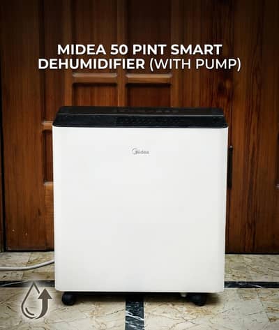 Midea 50 Pint / 25L Smart Heavy Duty Dehumidifier