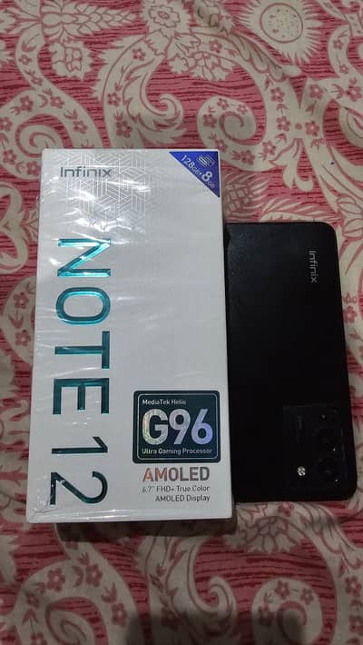 Infinix Note 12 8GB/128GB Complete Box & PTA Approved