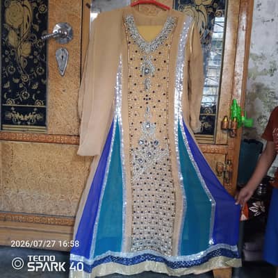 Beautiful Embroidered Fancy Party Wear Dress