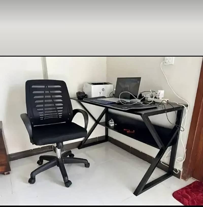 K-shape table-Laptop table-Workstation-Computer table-Study table 1