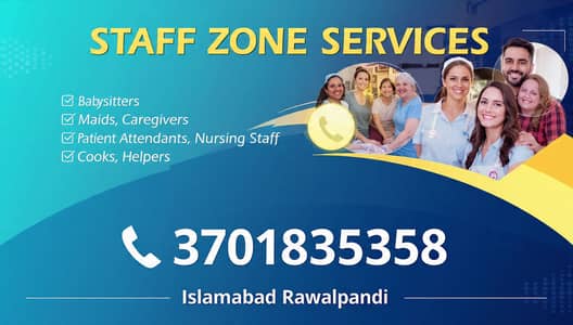Maid,Babysitter,Attendants Caregivers, Caretakers, Nursing Staff