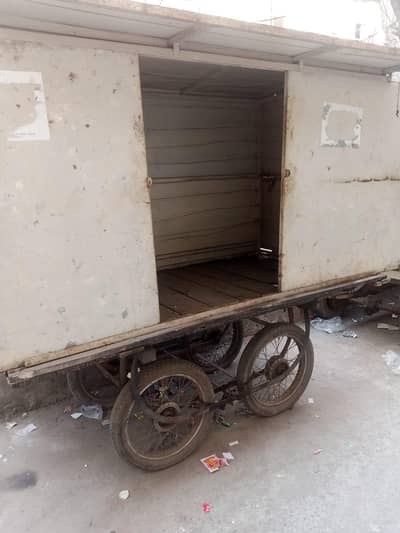 Covered Cabin Hand Cart / Rehri for Sale (GI Sheet / Jasta Cabin)
