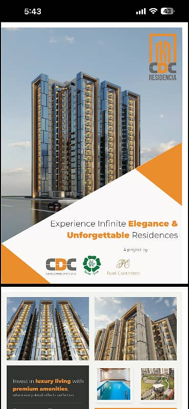Easy Instalment Plan 3 Bedroom Apartments For Sale On 4 Years Payment Plan CDC Residencia - Askari 11