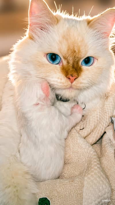 Blue eyes cat for sale