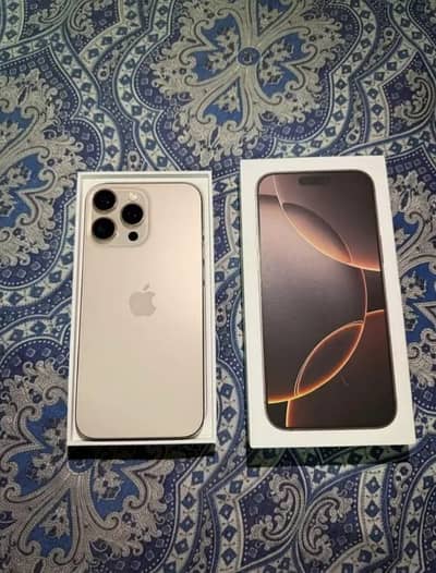 iphone 16 pro max official pta approved tottly geniune 512gb
