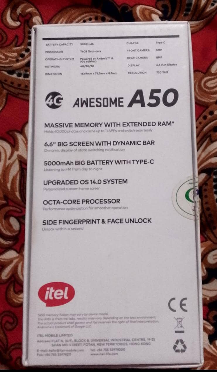 Itel A50 1