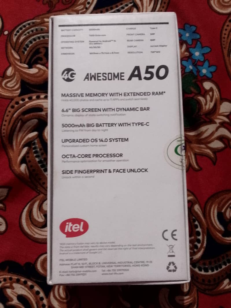 Itel A50 3