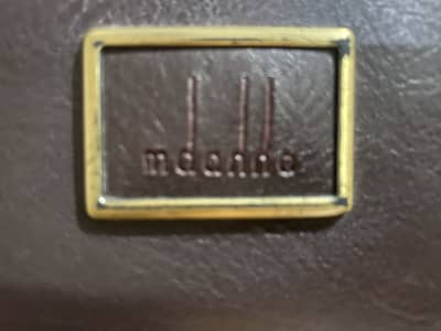 Leather laptop bag