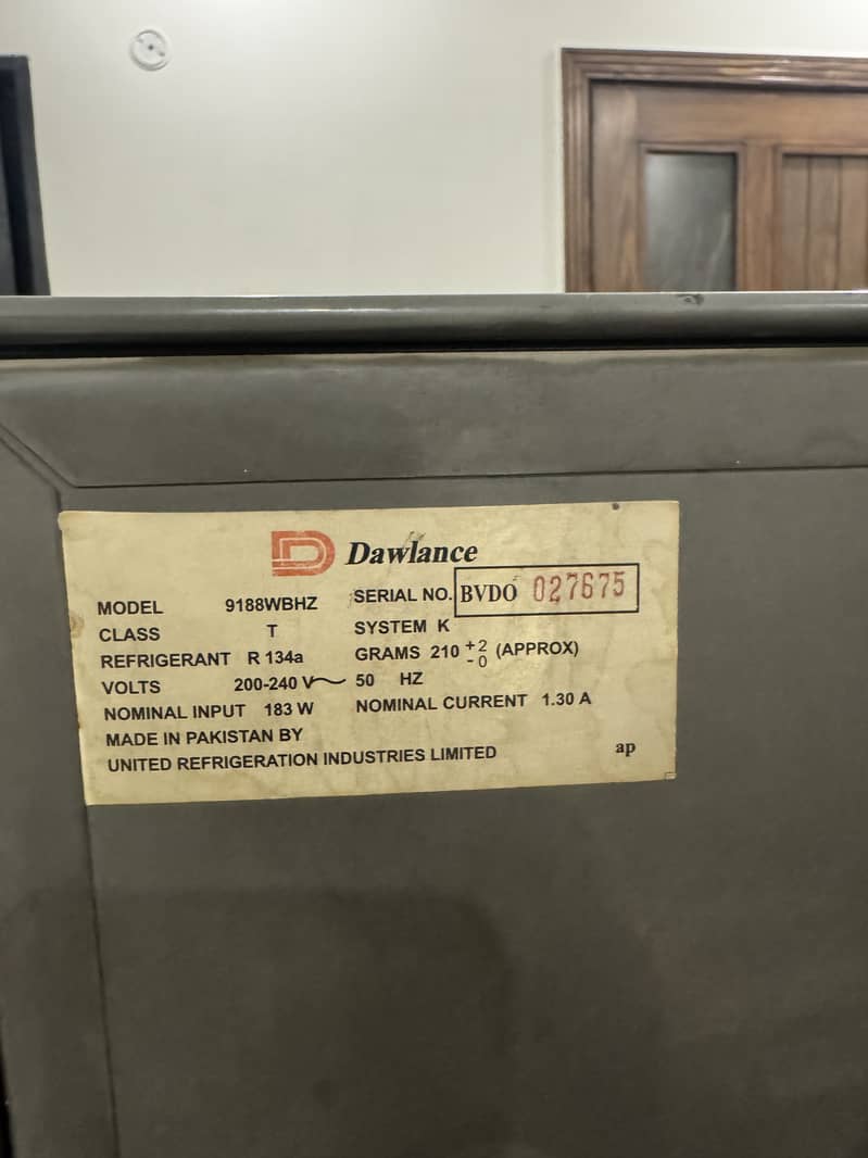 Dawlance fridge 3