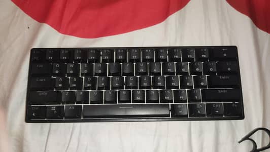 GK61 60% Mechanical Keyboard | Gateron Optical Black Switches | RGB