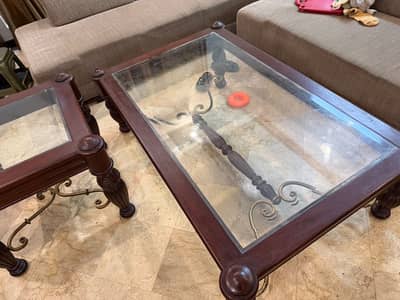 Tv lounge table set Mohkam solid wood sheesham dha phase 5