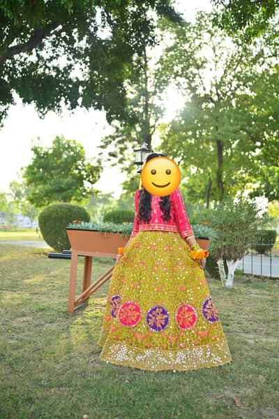Bridal mehndi dress