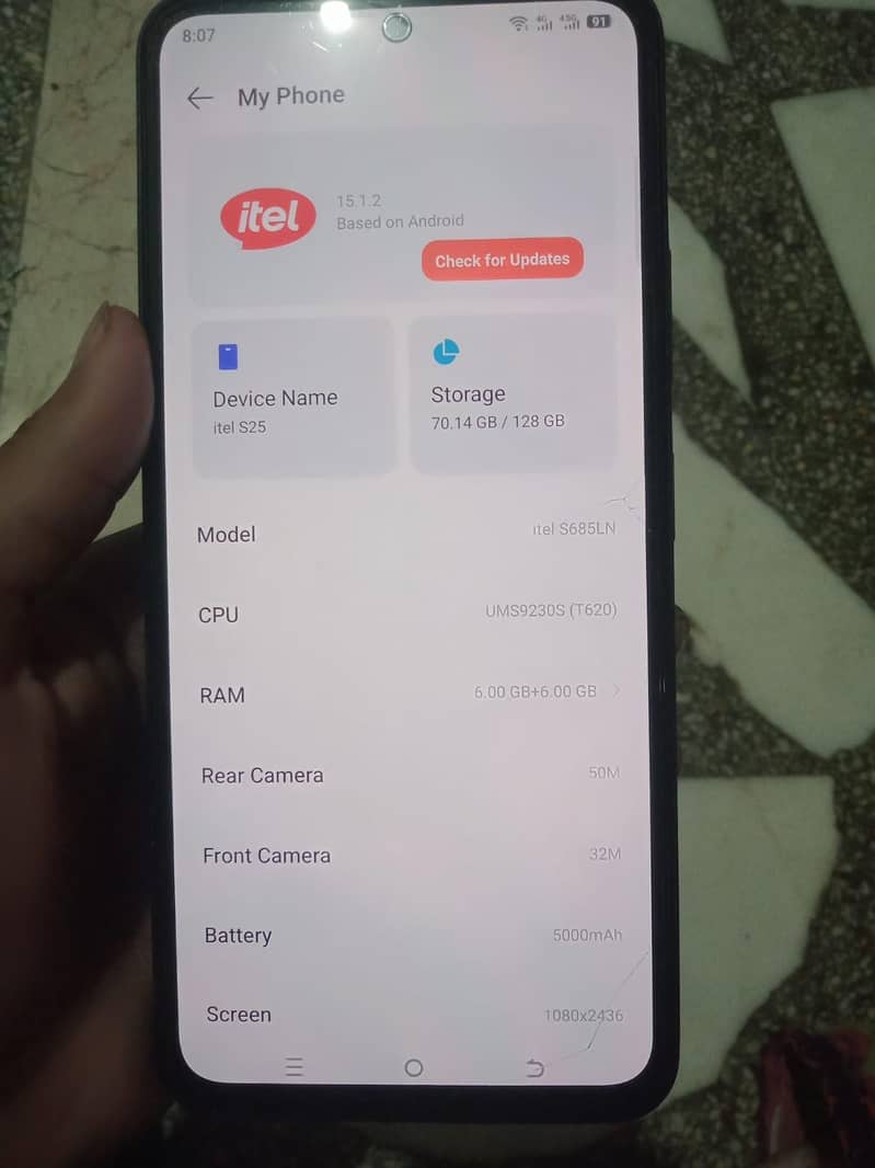 Itel S25 6