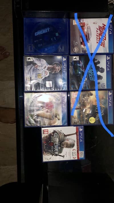 Witcher 3, Don Bradman Cricket 17, Nfs Payback, Cricket 19 And Fifa 18