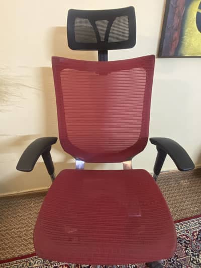 Okamura Baron Mesh Chair with Headrest - made in japan