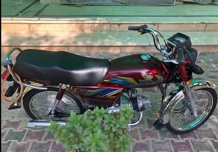 honda CD 70 cc 2021 model urgent for sale
