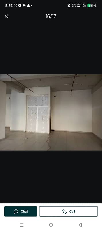 400 square feet food court shop available for rent in sky park one Gulberg Greens Islamabad.