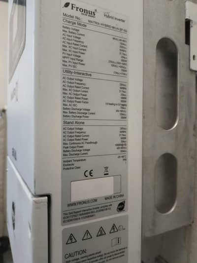 fronus Matrix 6kw