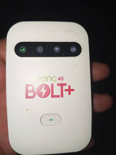 ZONG BOLT+ wifi