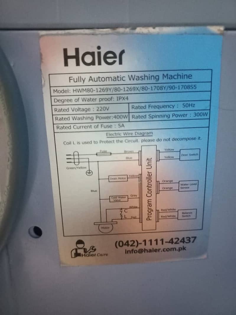Haier Automatic Machine 1