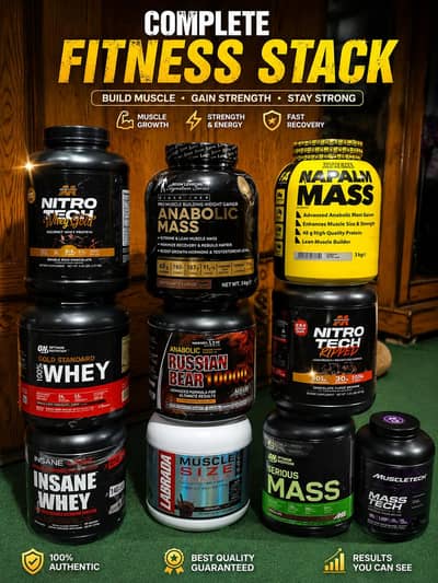 Premium Whey Protein & Mass Gainers | Fitness Supplements
