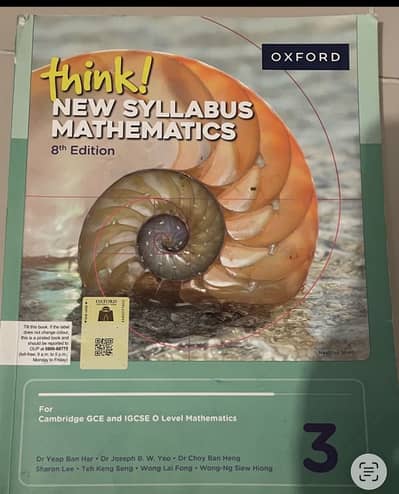 New syllabus mathematics 8th edition